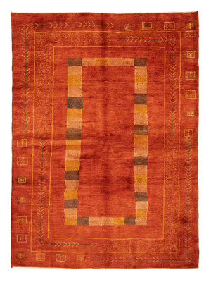 Tapis Gabbeh - Persan - 231 x 168 cm - rouge