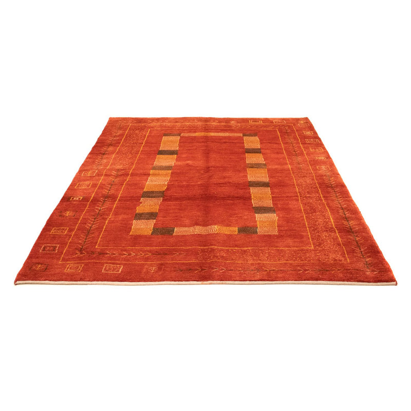 Tapis Gabbeh - Persan - 231 x 168 cm - rouge