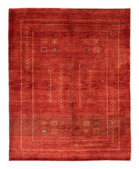 Tapis Gabbeh - Persan - 191 x 148 cm - rouge