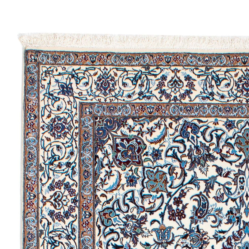 Tapis persan - Nain - Premium - 215 x 128 cm - beige