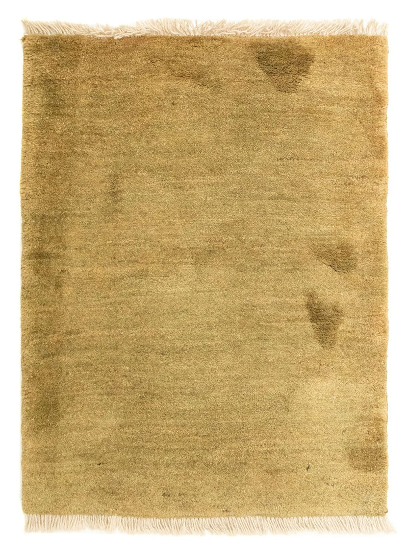 Tapis Gabbeh - Persan - 89 x 68 cm - or