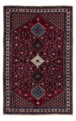 Tapis persan - Nomadic - 296 x 200 cm - rouge foncé