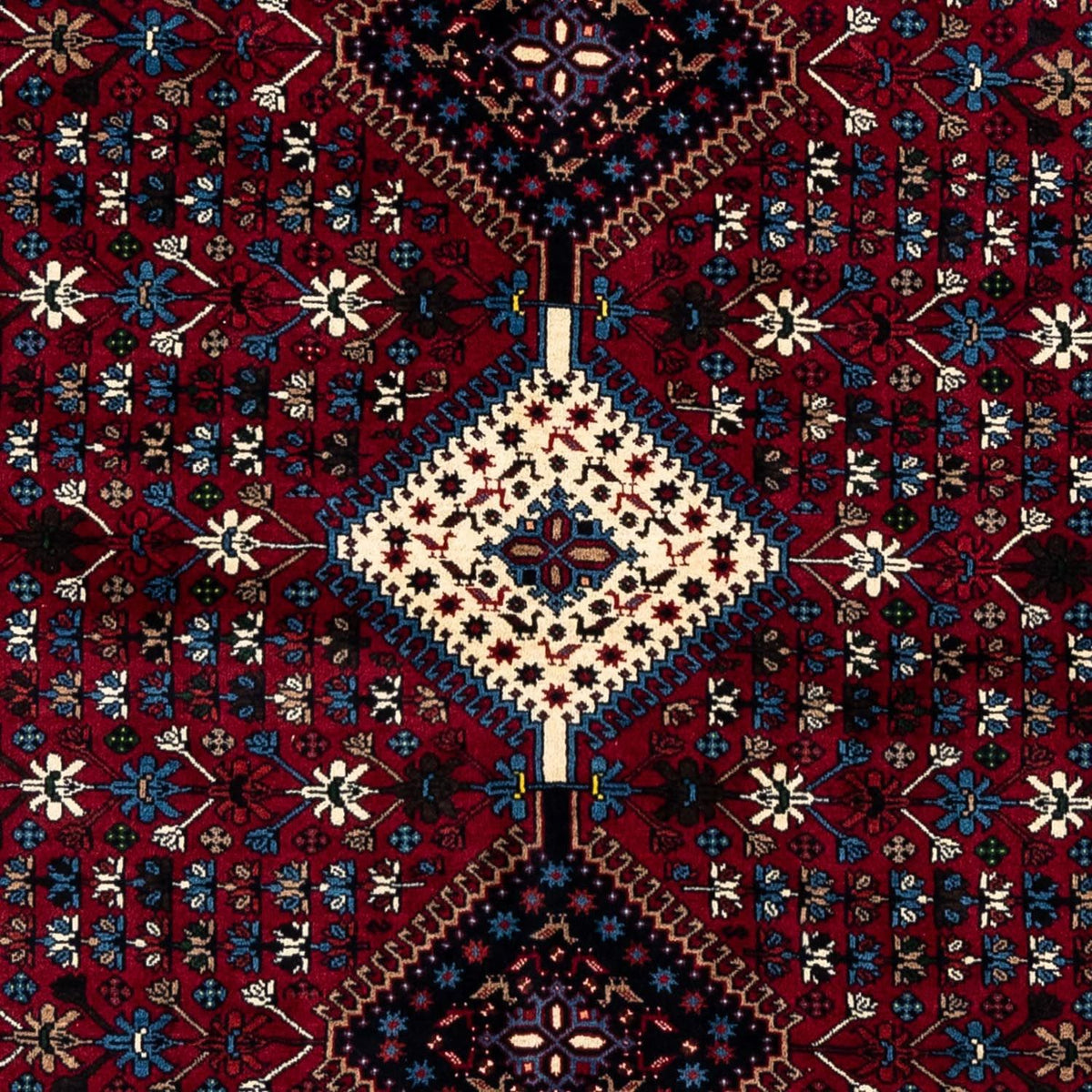 Tapis persan - Nomadic - 296 x 200 cm - rouge foncé