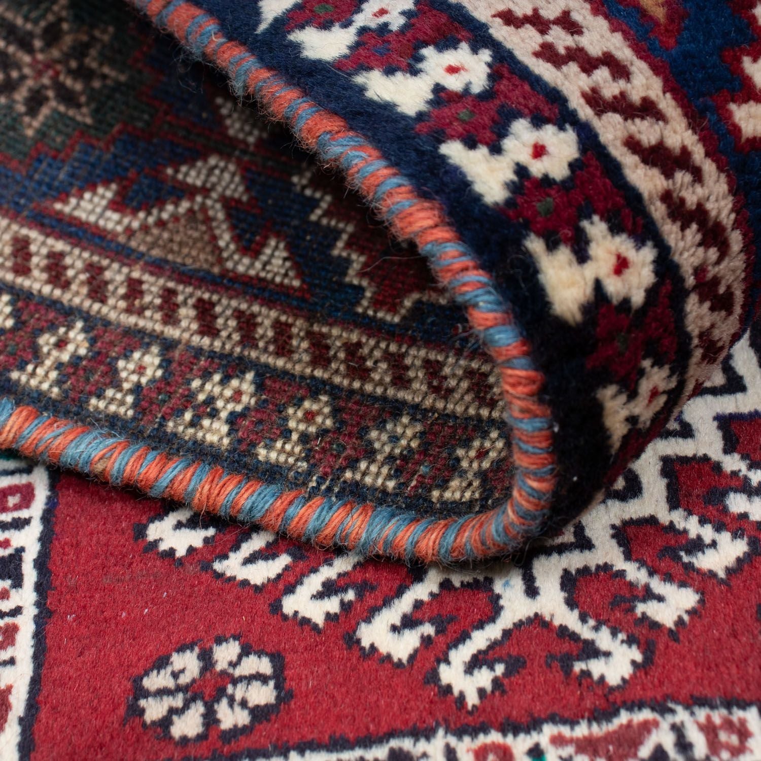 Tapis persan - Nomadic - 151 x 103 cm - bleu