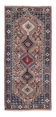 Tapis persan - Nomadic - 188 x 80 cm - rouge clair