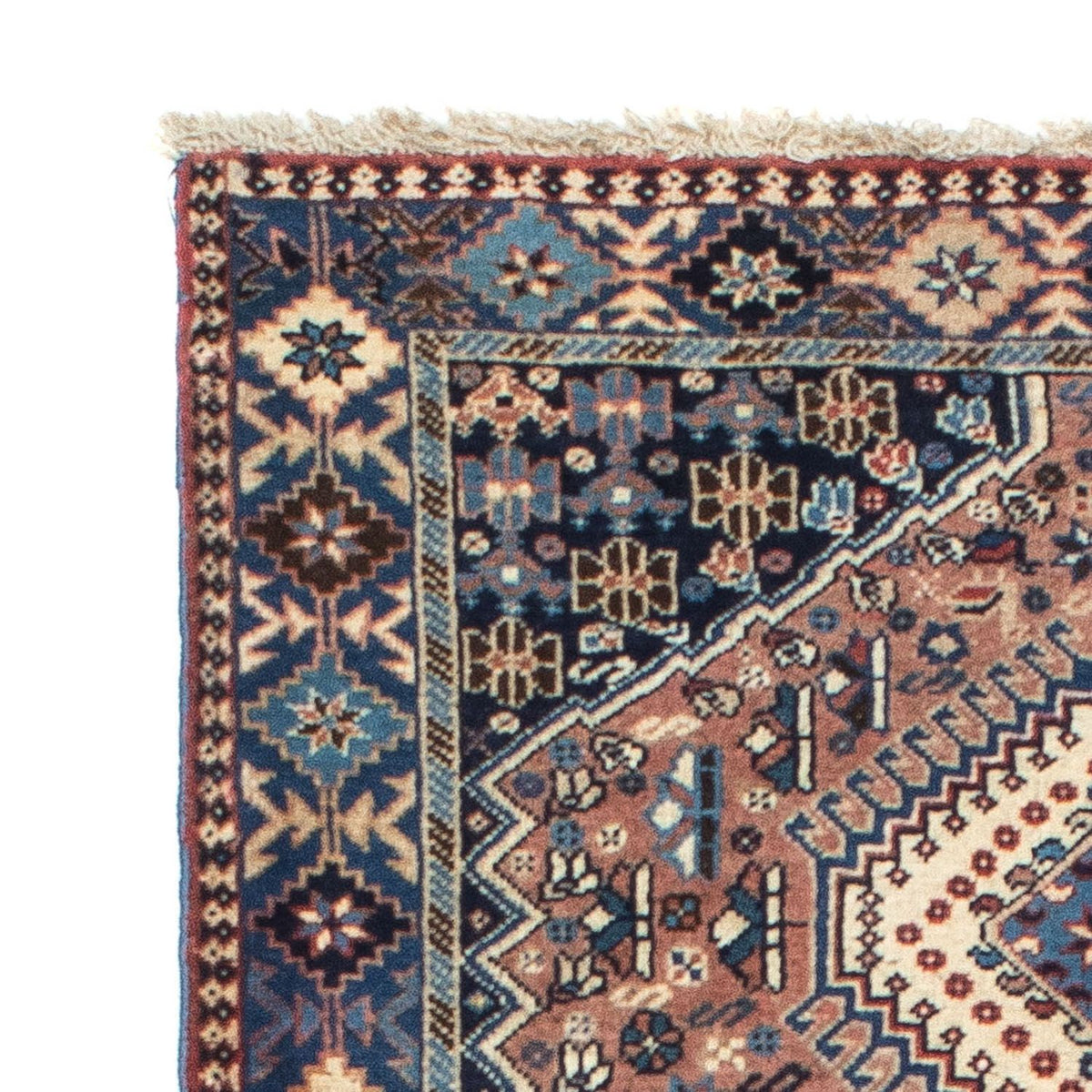 Tapis persan - Nomadic - 188 x 80 cm - rouge clair