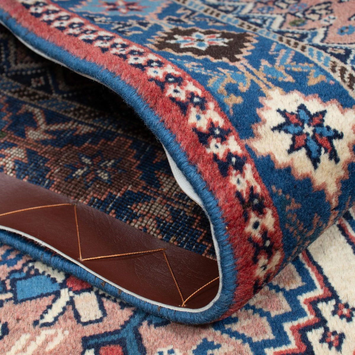 Tapis persan - Nomadic - 188 x 80 cm - rouge clair