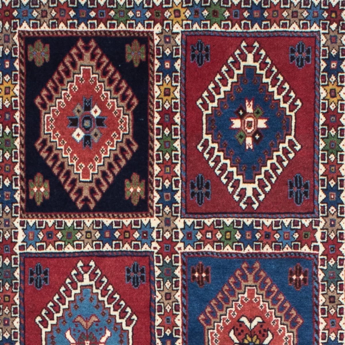 Tapis persan - Nomadic - 191 x 82 cm - bleu