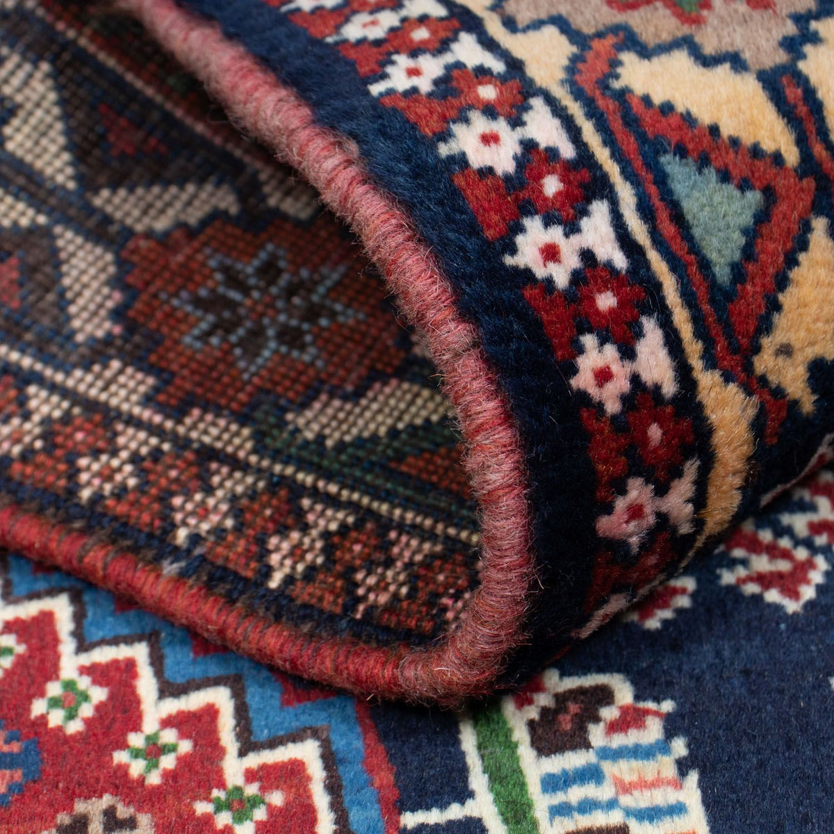 Tapis persan - Nomadic - 144 x 103 cm - bleu