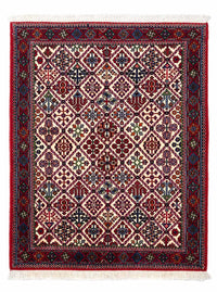 Tapis persan - Nomadic - 146 x 112 cm - rouge foncé