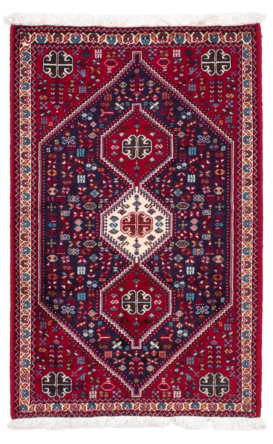 Tapis persan - Nomadic - 121 x 76 cm - bleu foncé