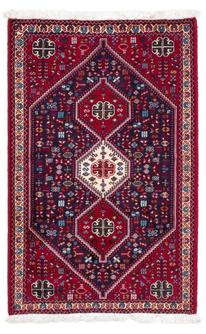 Tapis persan - Nomadic - 121 x 76 cm - bleu foncé