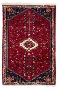 Tapis persan - Nomadic - 114 x 77 cm - rouge foncé