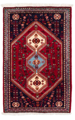 Tapis persan - Nomadic - 120 x 76 cm - rouge foncé