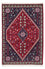 Tapis persan - Nomadic - 124 x 77 cm - rouge foncé