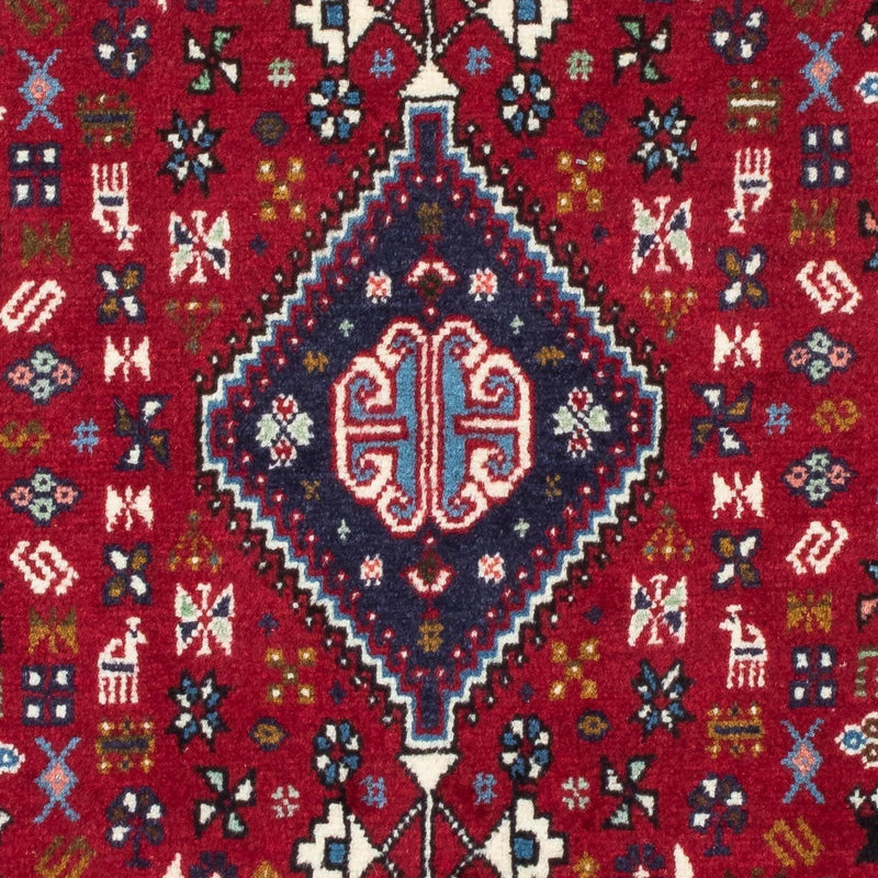 Tapis persan - Nomadic - 124 x 77 cm - rouge foncé