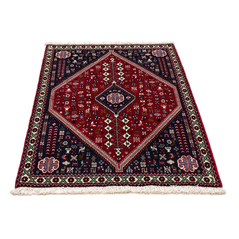 Tapis persan - Nomadic - 124 x 77 cm - rouge foncé