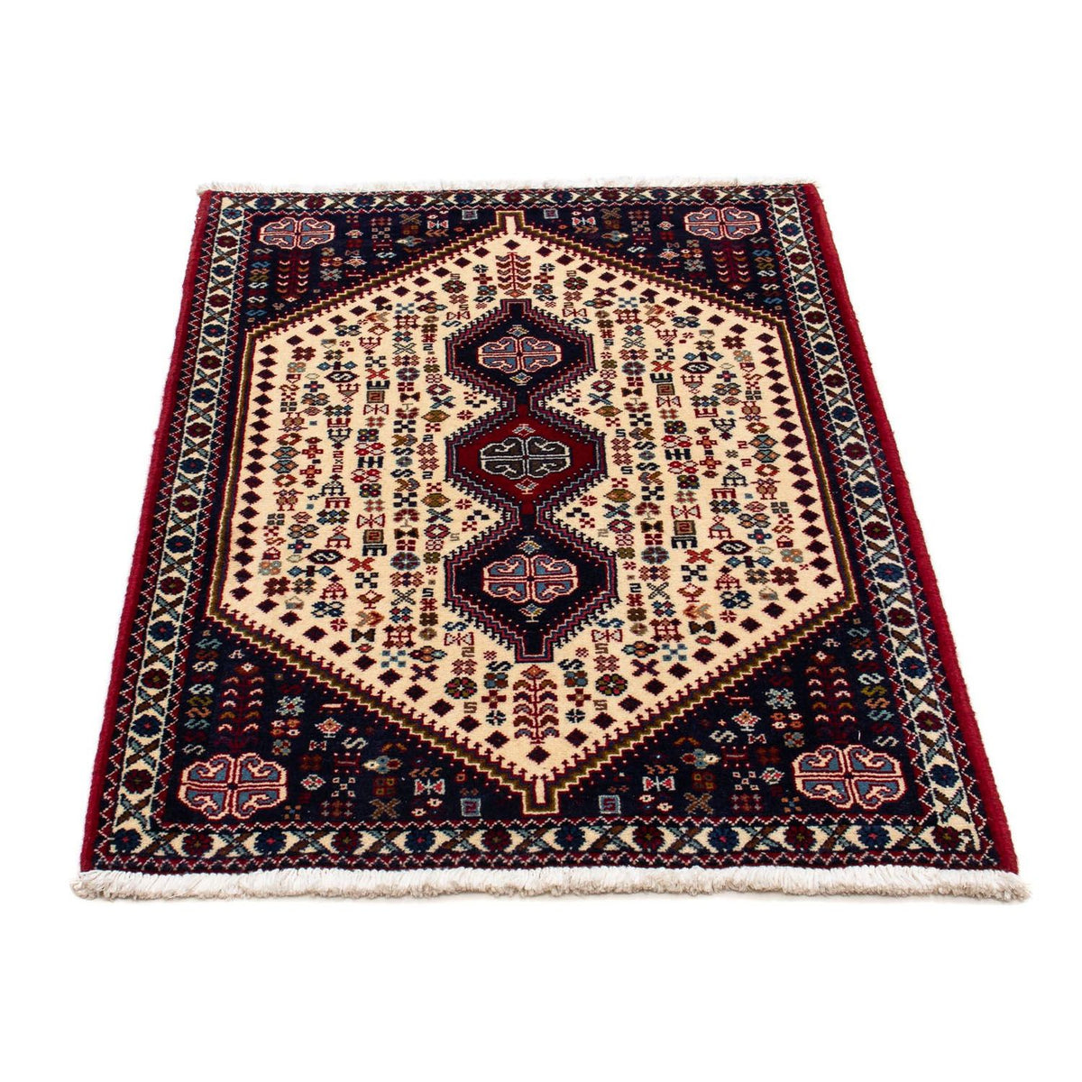 Tapis persan - Nomadic - 125 x 76 cm - beige