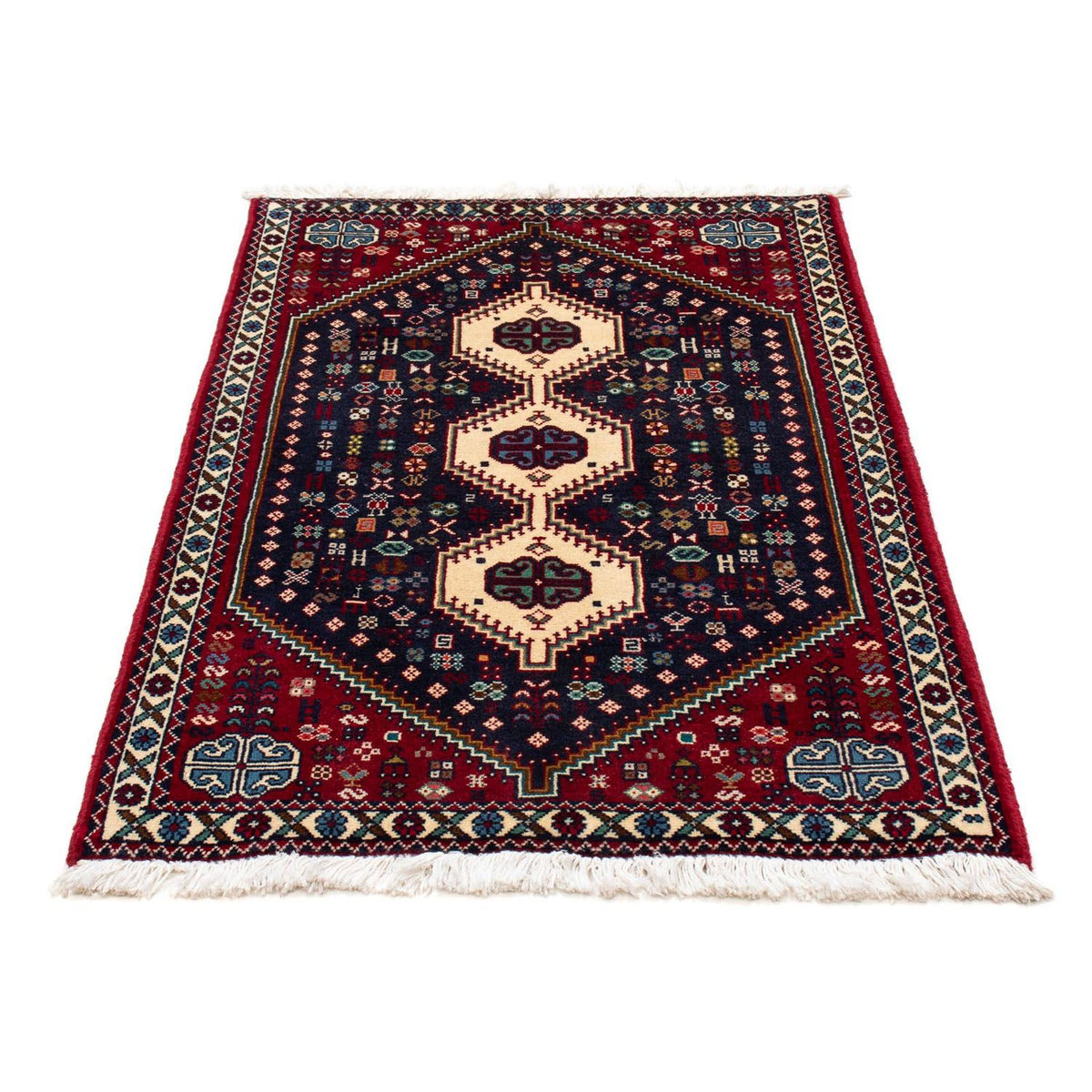 Tapis persan - Nomadic - 120 x 74 cm - bleu foncé