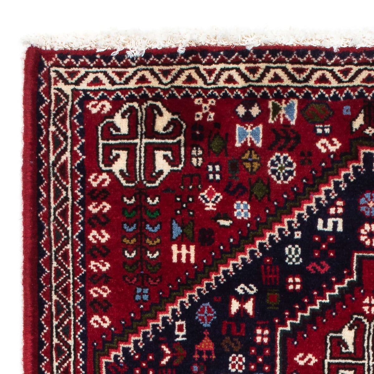 Tapis persan - Nomadic - 117 x 76 cm - bleu foncé