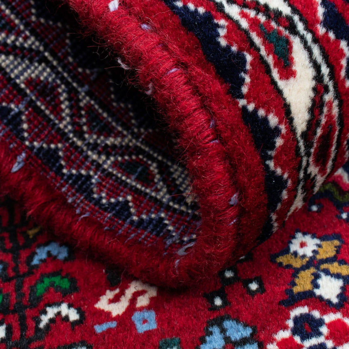 Tapis persan - Nomadic - 117 x 76 cm - bleu foncé