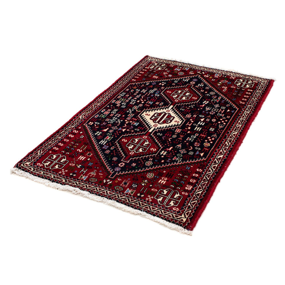 Tapis persan - Nomadic - 117 x 76 cm - bleu foncé
