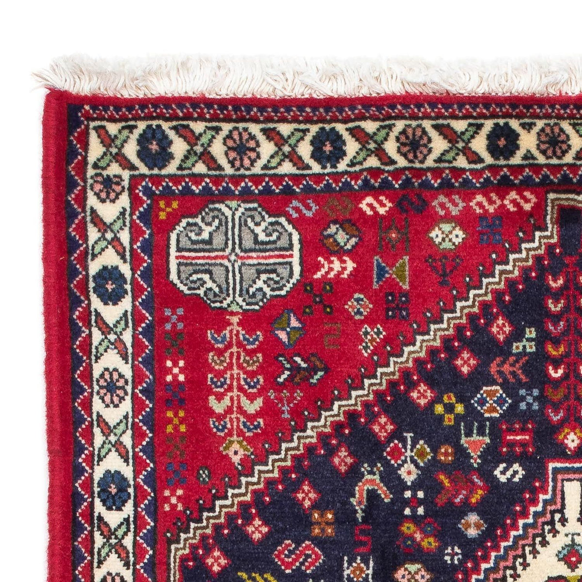 Tapis persan - Nomadic - 128 x 76 cm - bleu foncé