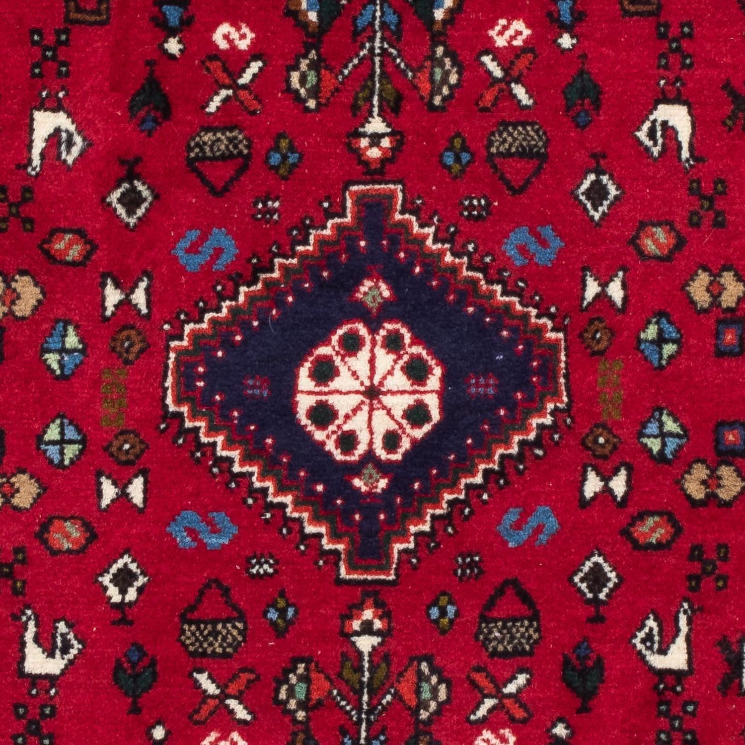 Tapis persan - Nomadic - 128 x 79 cm - rouge foncé