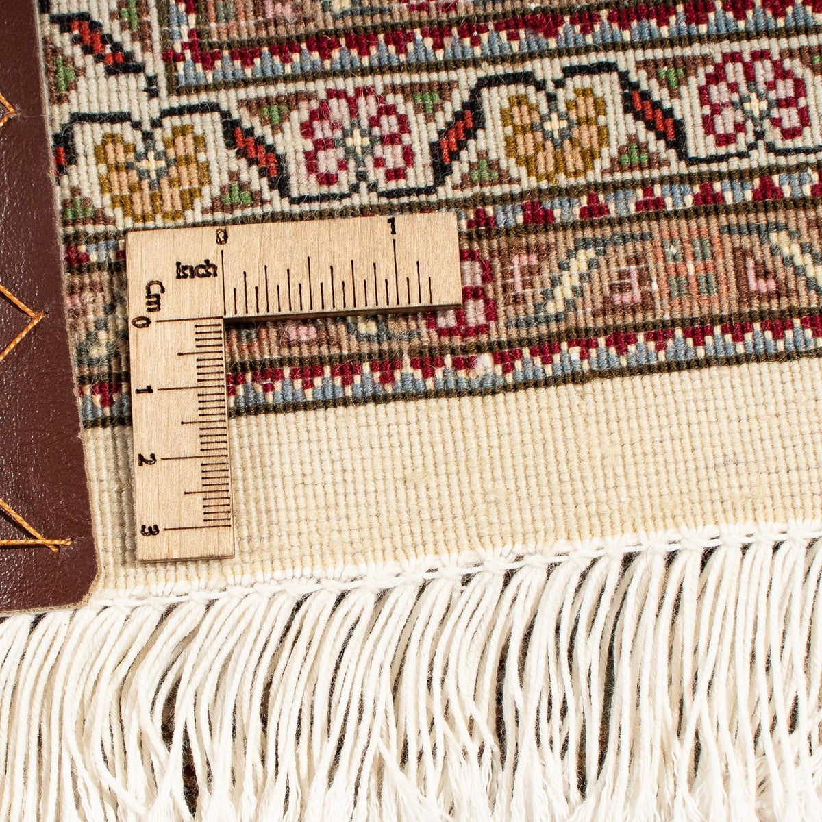 Tapis persan - Tabriz carré  - 208 x 204 cm - marron clair