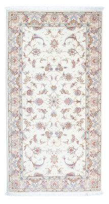 Tapis de couloir Tapis persan - Tabriz - Royal - 198 x 100 cm - beige