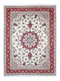 Tapis persan - Tabriz - Royal - 203 x 154 cm - beige