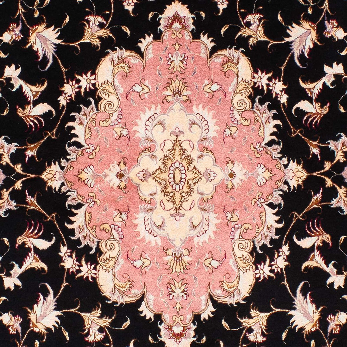 Tapis persan - Tabriz - Royal - 236 x 165 cm - bleu foncé