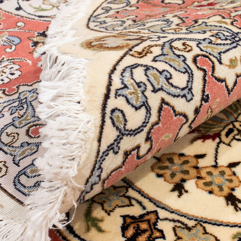 Tapis persan - Tabriz - Royal ronde  - 242 x 242 cm - beige