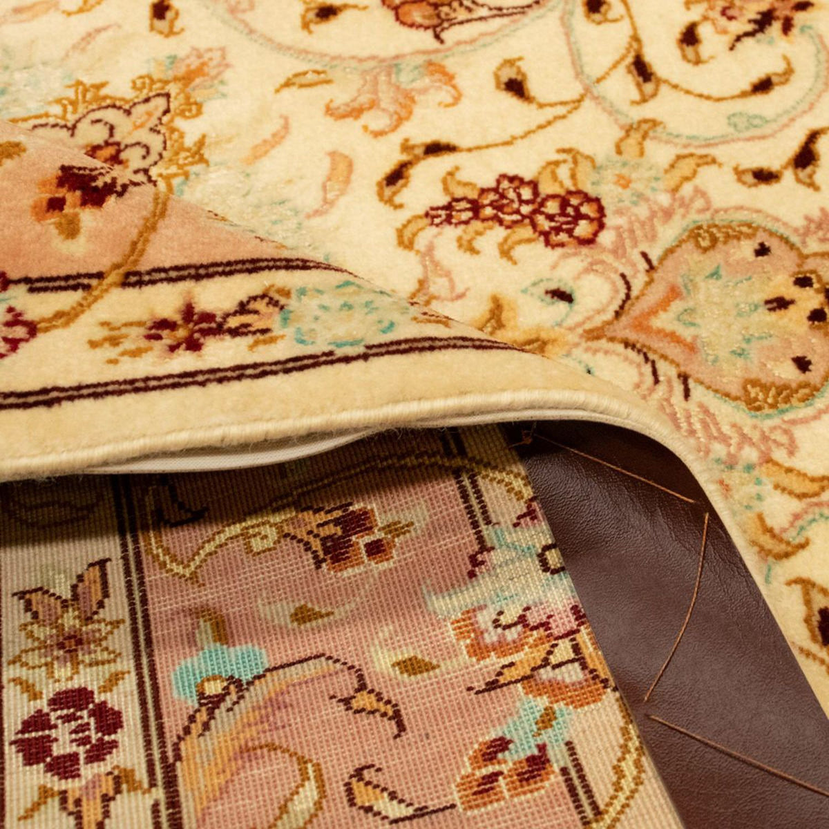 Tapis persan - Tabriz - Royal - 147 x 102 cm - beige