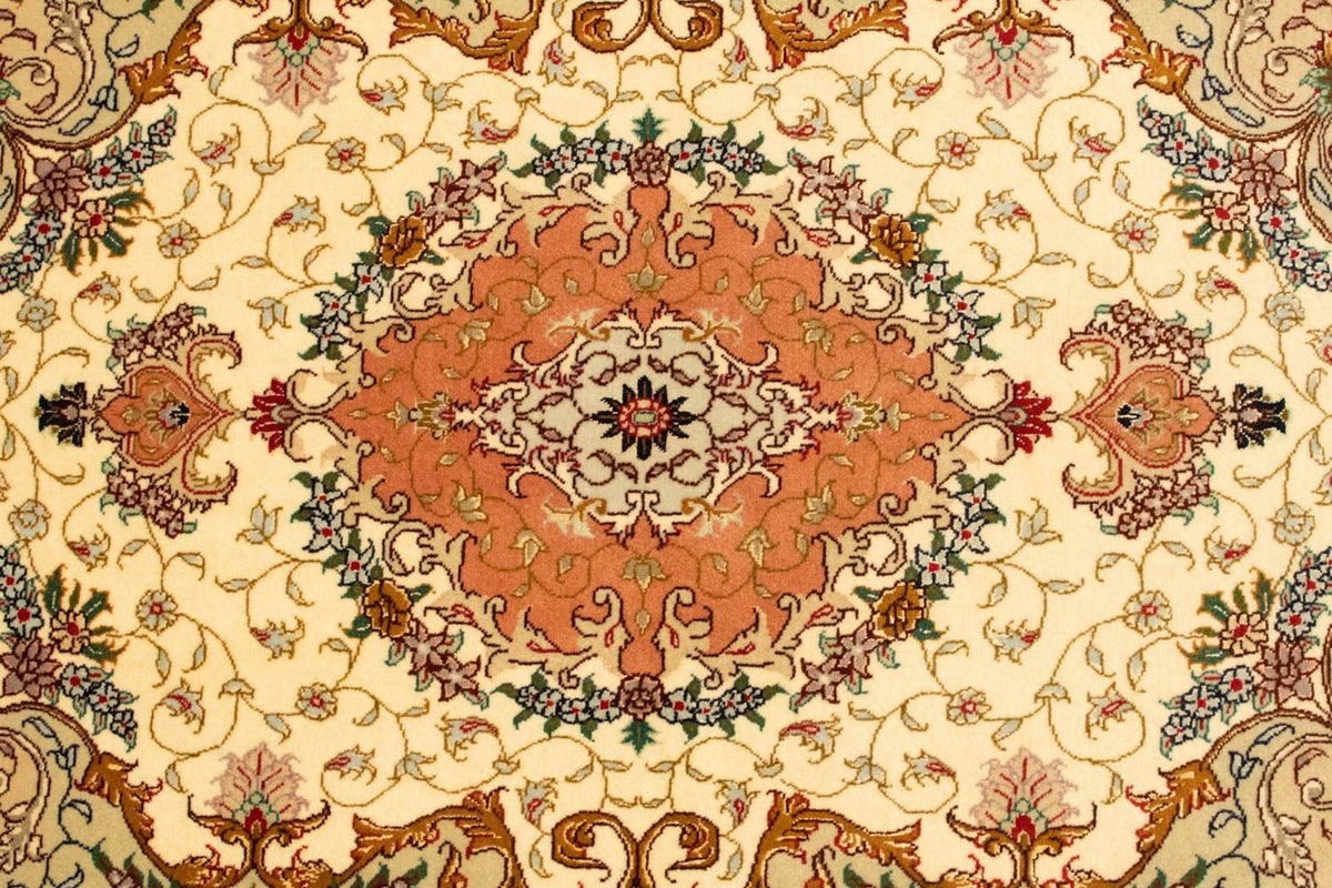 Tapis persan - Tabriz - Royal - 150 x 101 cm - beige