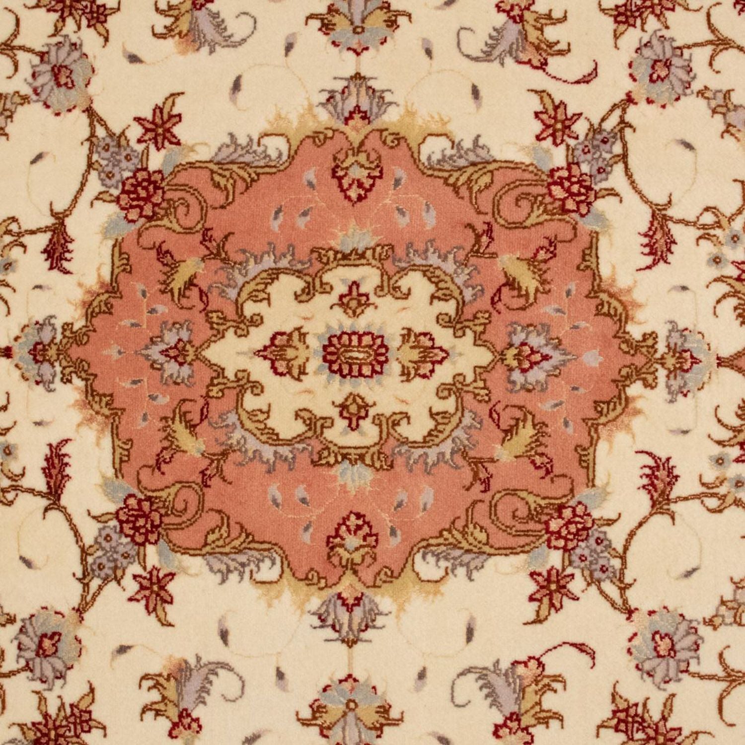 Tapis persan - Tabriz - Royal - 141 x 103 cm - beige