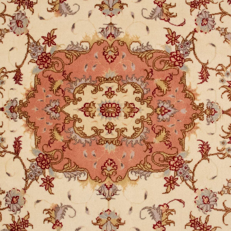 Tapis persan - Tabriz - Royal - 141 x 103 cm - beige