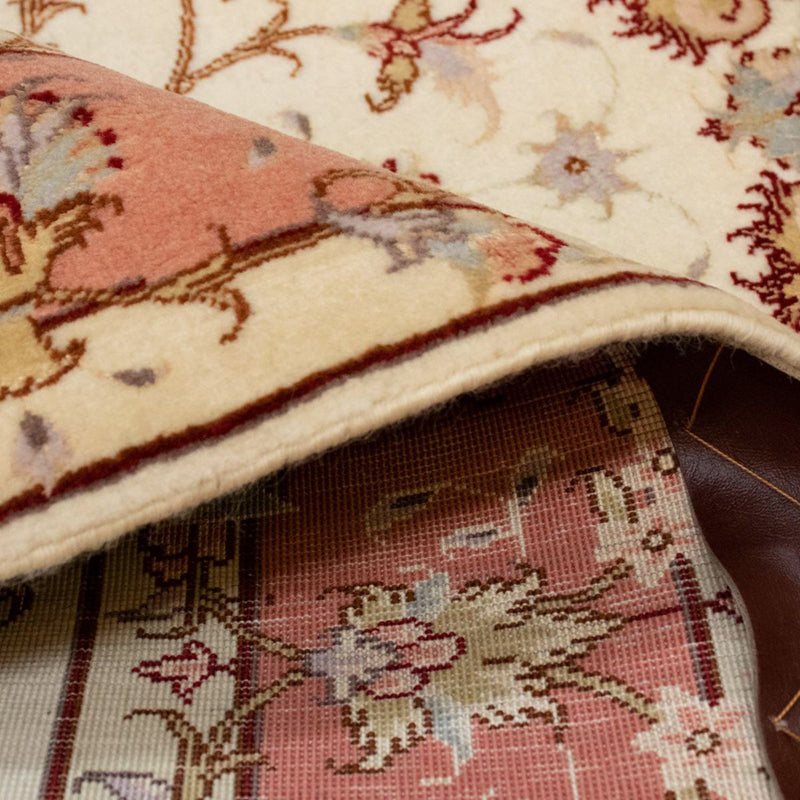 Tapis persan - Tabriz - Royal - 141 x 103 cm - beige