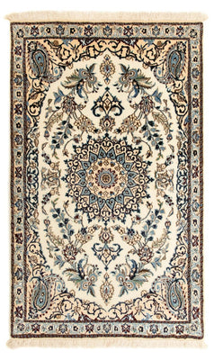 Tapis persan - Nain - Royal - 135 x 82 cm - beige