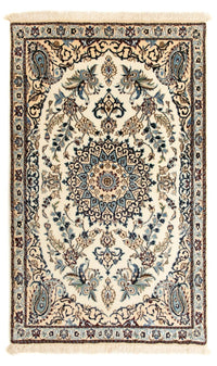 Tapis persan - Nain - Royal - 135 x 82 cm - beige