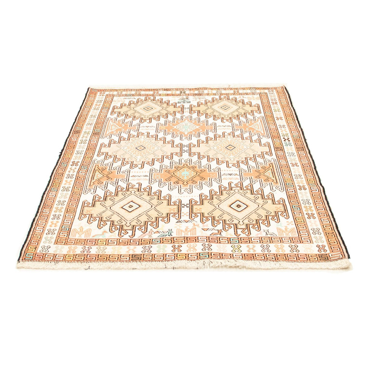 Tapis persan - Nomadic - 149 x 102 cm - beige