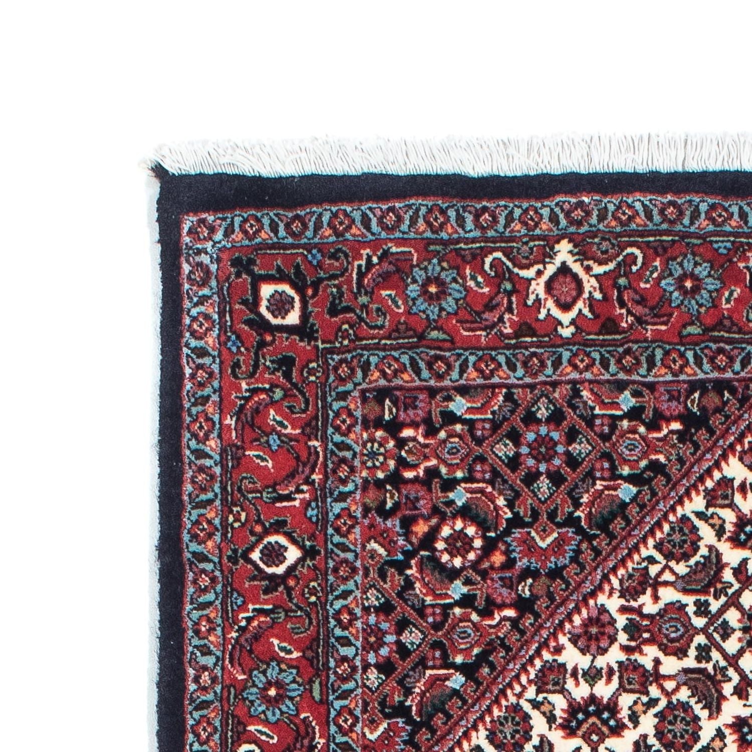 Tapis de couloir Tapis persan - Bidjar - 203 x 72 cm - rouge