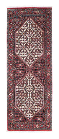 Tapis de couloir Tapis persan - Bidjar - 202 x 76 cm - beige