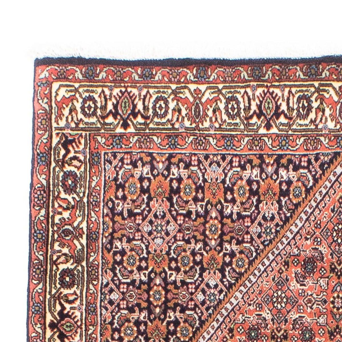 Tapis persan - Bidjar - 164 x 109 cm - rouge clair