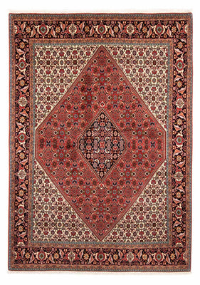 Tapis persan - Bidjar - 247 x 169 cm - rouge foncé