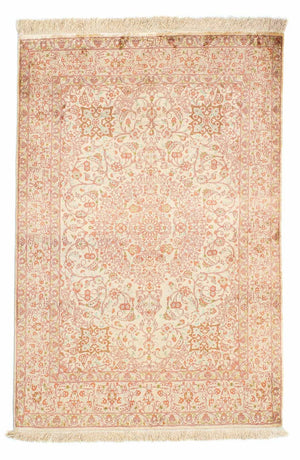 Tapis persan - Ghom - 146 x 98 cm - beige