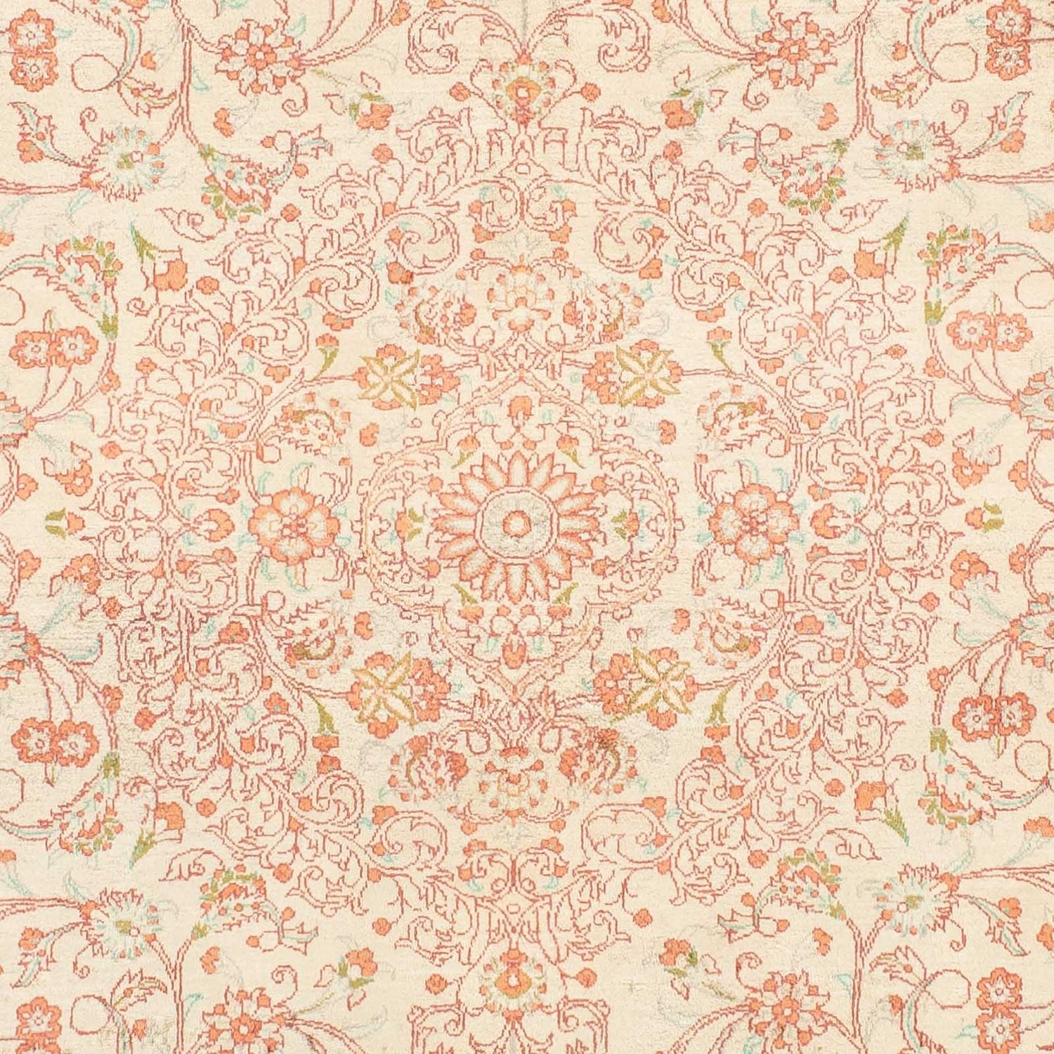 Tapis persan - Ghom - 146 x 98 cm - beige
