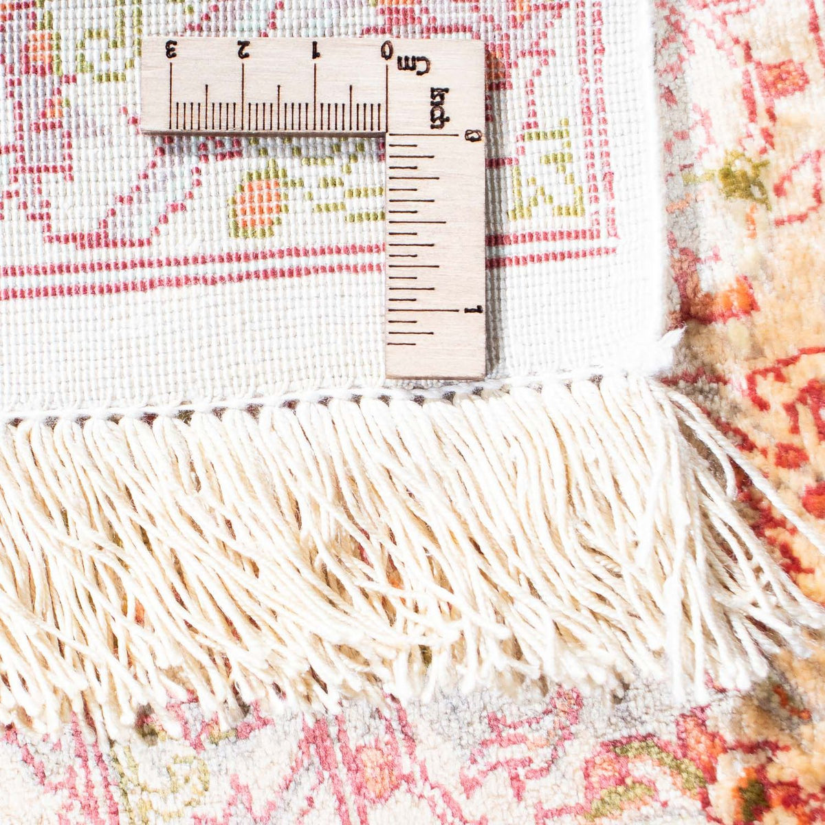 Tapis persan - Ghom - 146 x 98 cm - beige