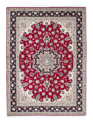 Tapis persan - Tabriz - Royal - 204 x 151 cm - rouge foncé