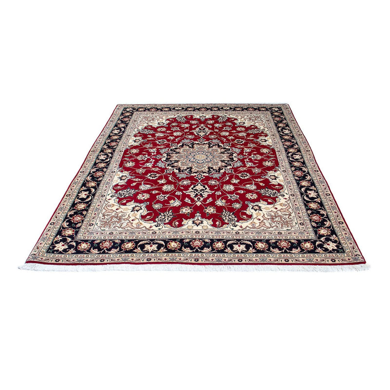 Tapis persan - Tabriz - Royal - 204 x 151 cm - rouge foncé